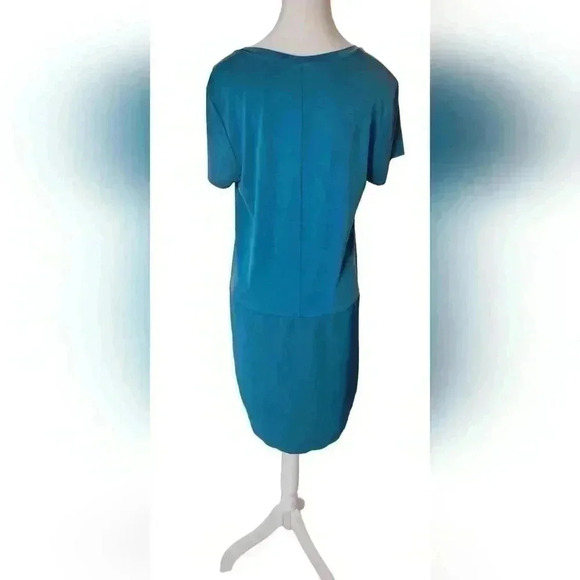 Anthropologie Teal Dress - Picture 4 of 8